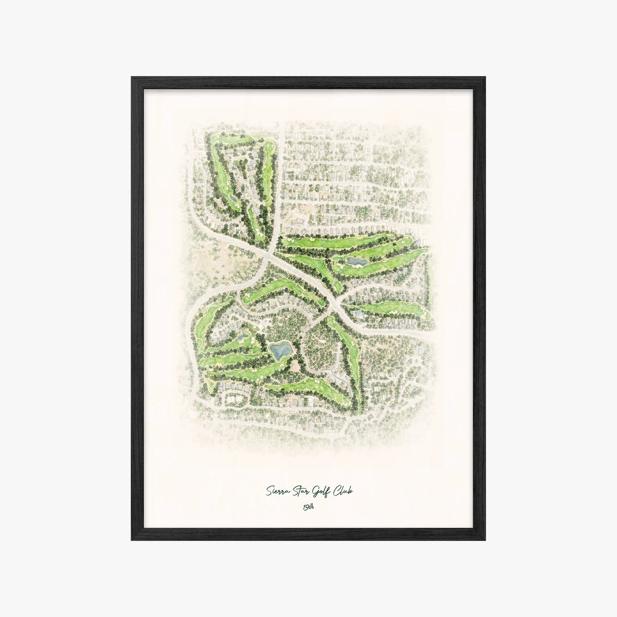 Sierra Star Golf Club black frame
