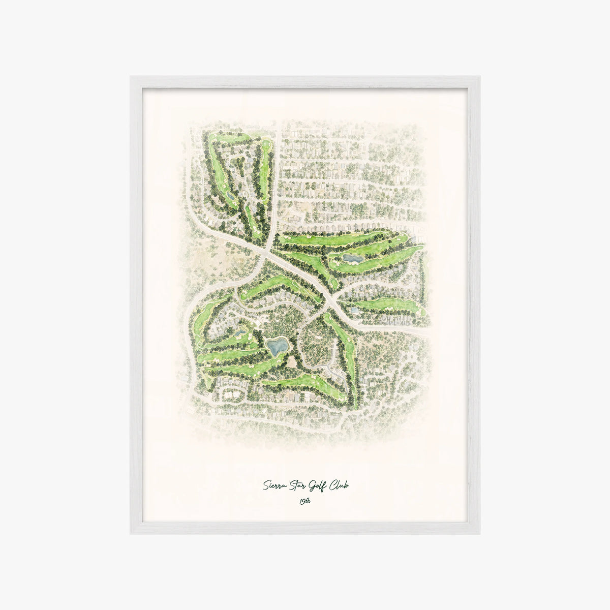 Sierra Star Golf Club white frame