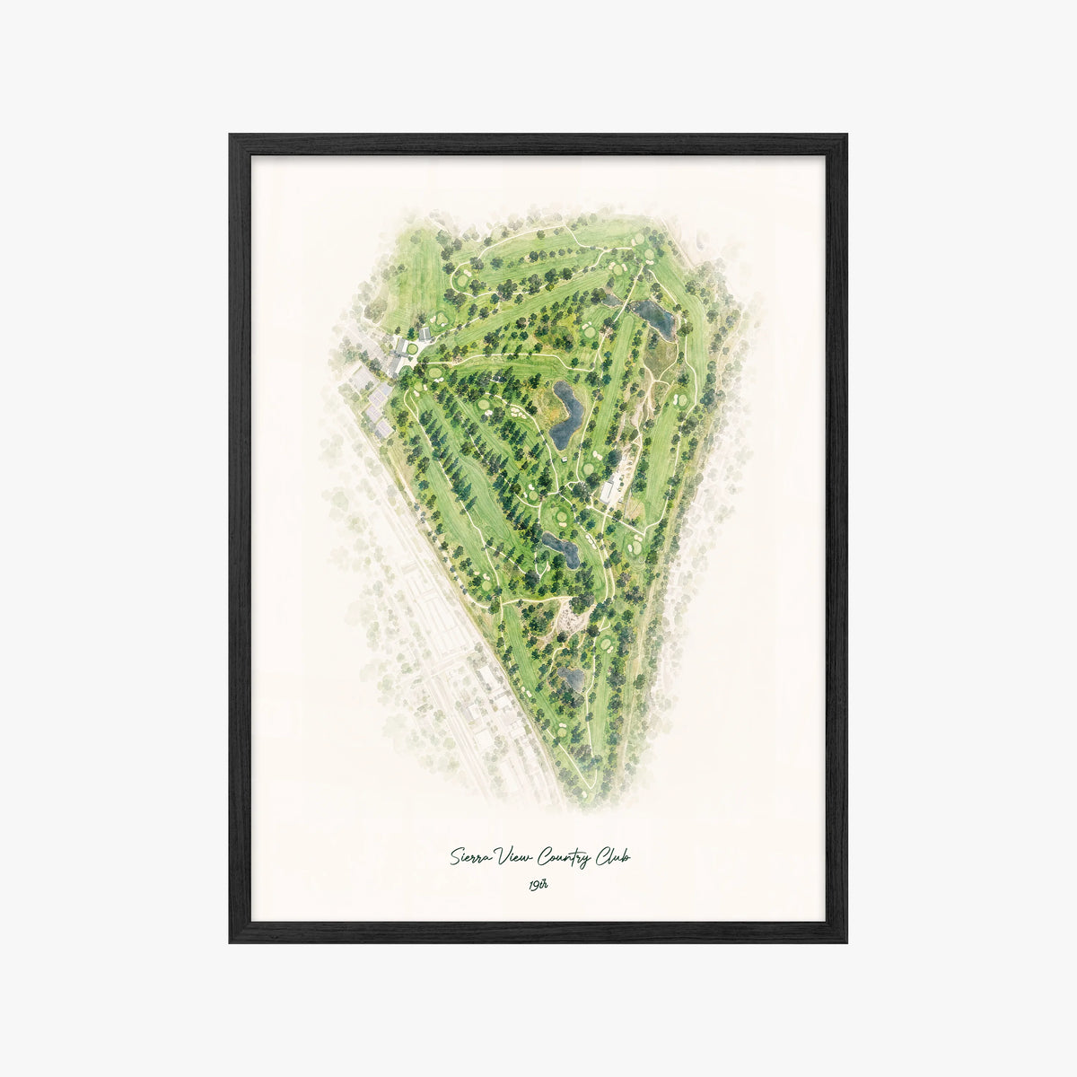 Sierra View Country Club black frame