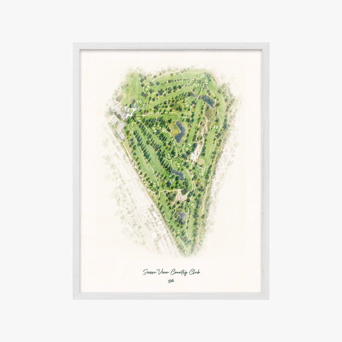 Sierra View Country Club white frame