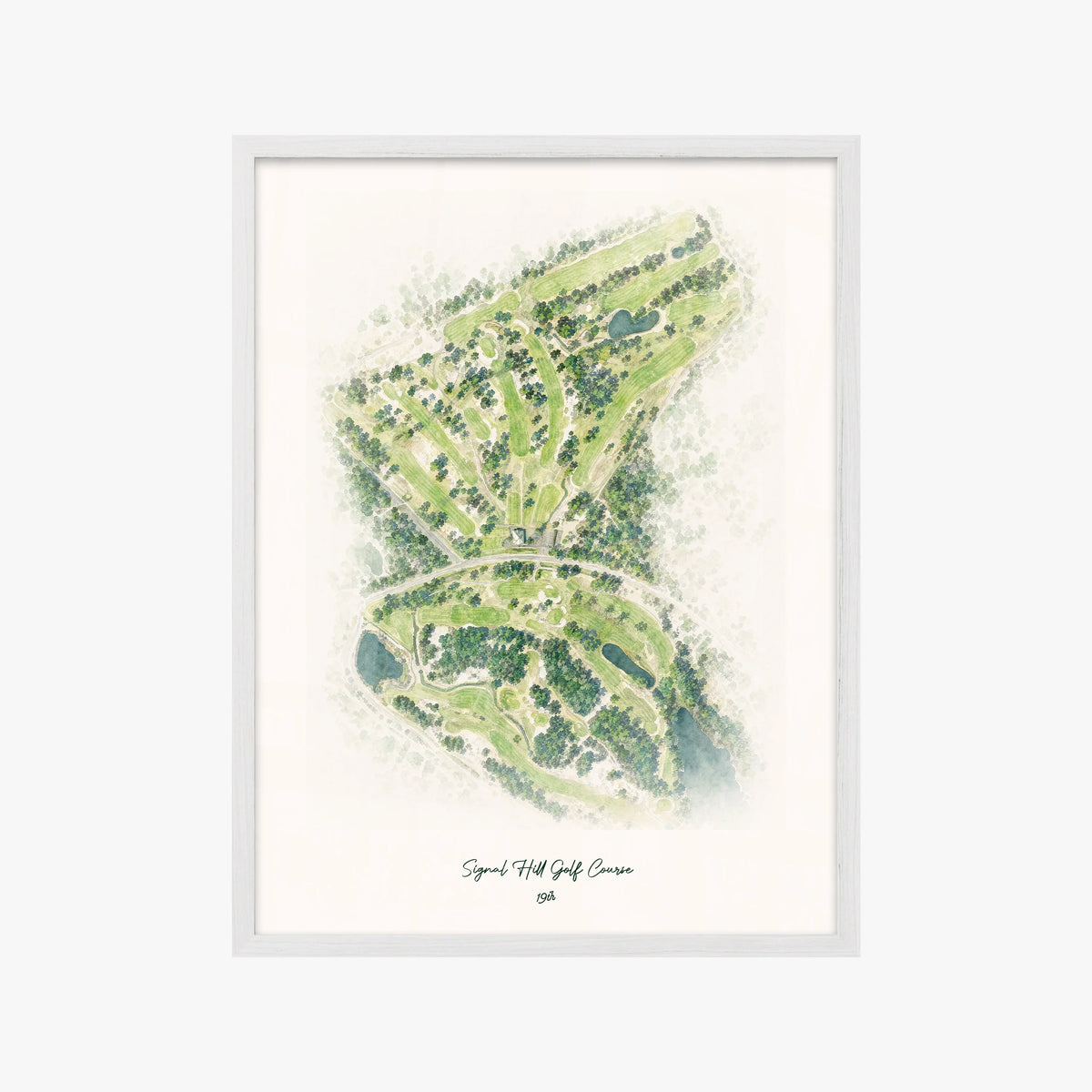 Signal Hill Golf Course white frame