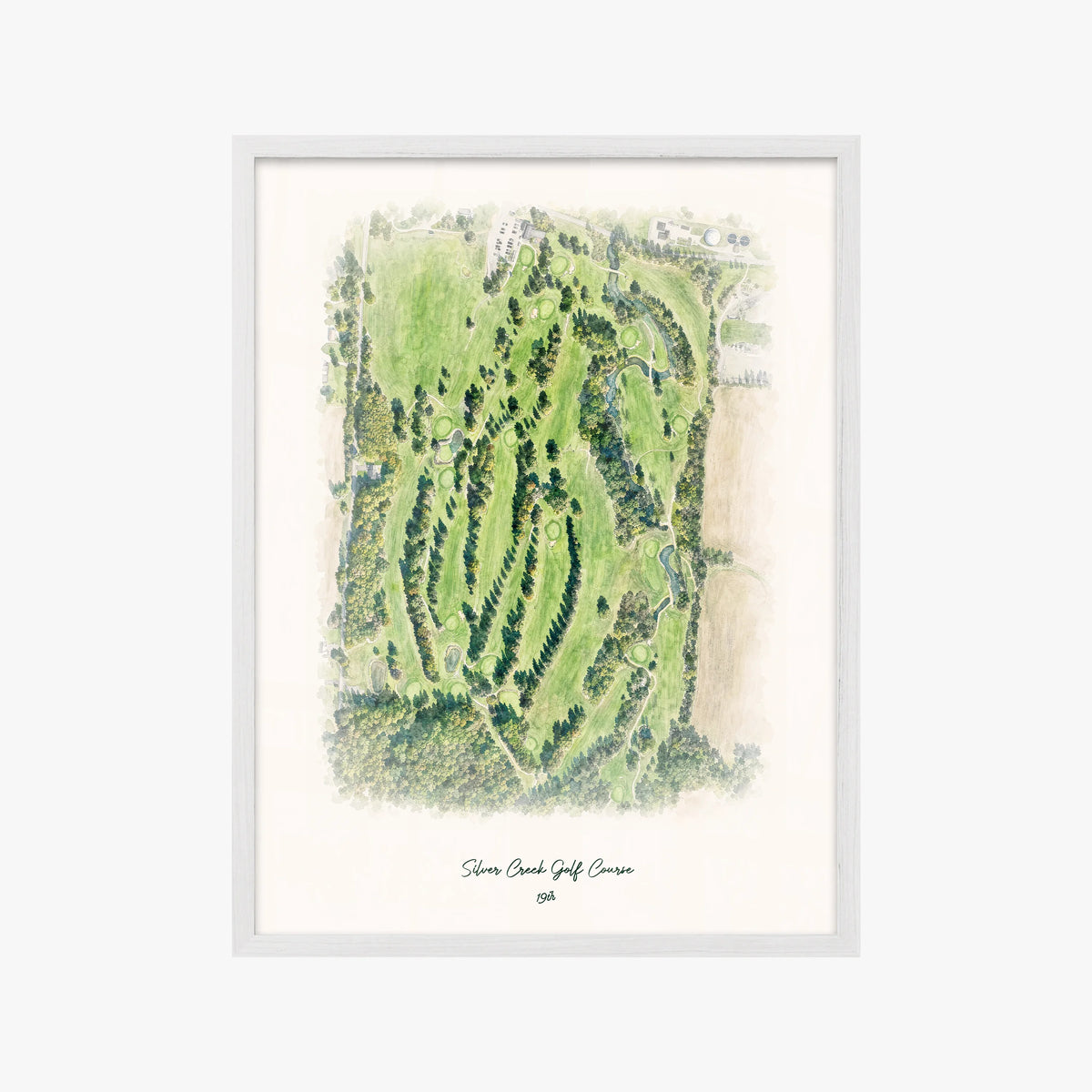 Silver Creek Golf Course white frame