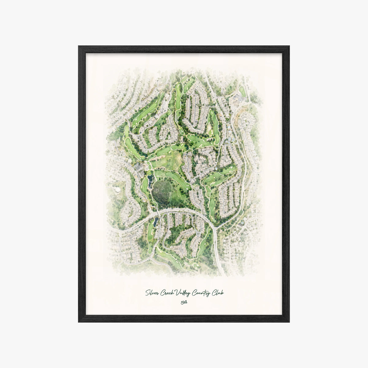 Silver Creek Valley Country Club black frame