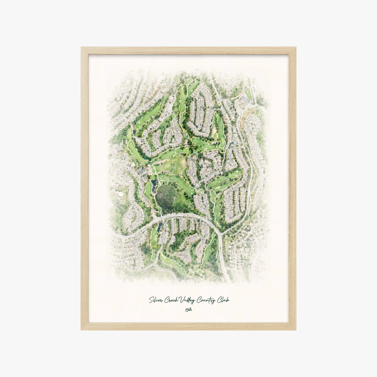 Silver Creek Valley Country Club wood frame