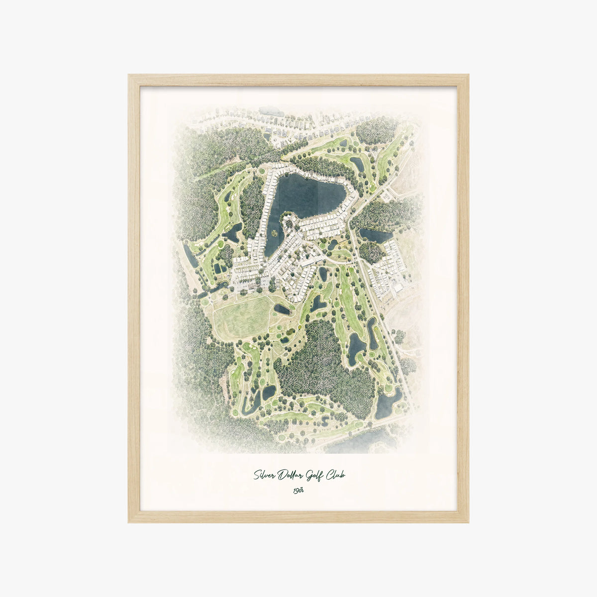 Silver Dollar Golf Club wood frame