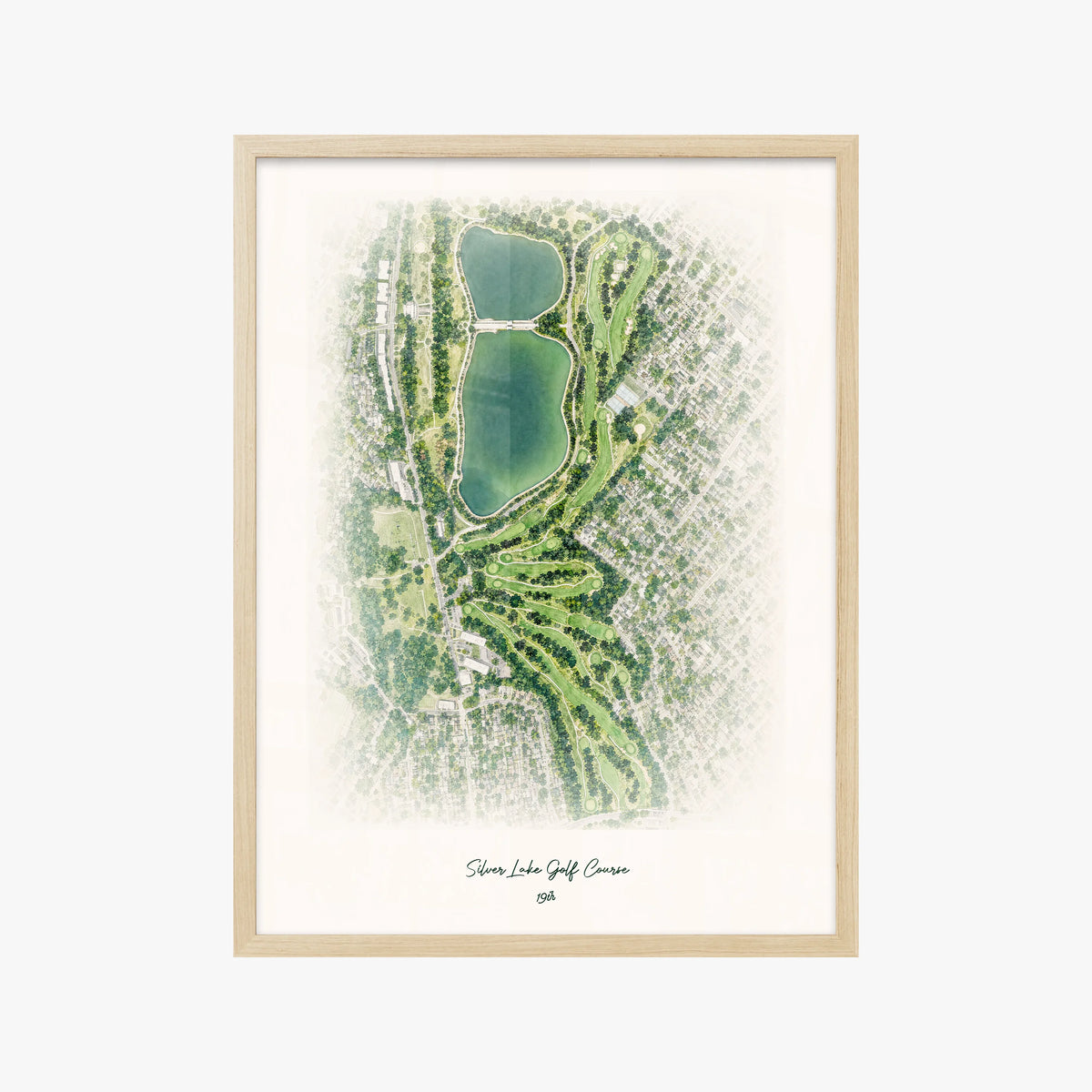 Silver Lake Golf Course wood frame