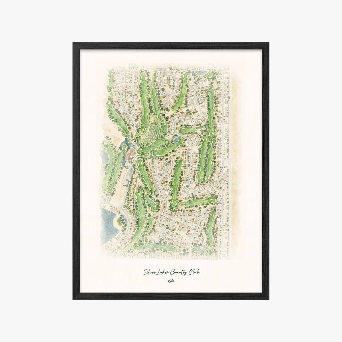 Silver Lakes Country Club black frame