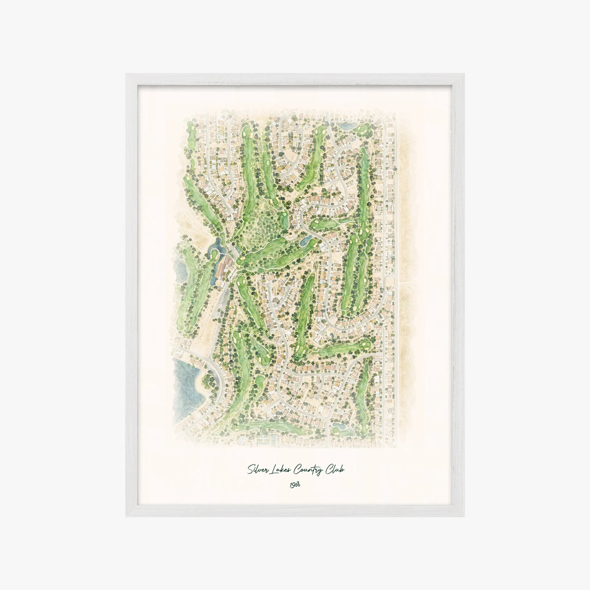 Silver Lakes Country Club white frame