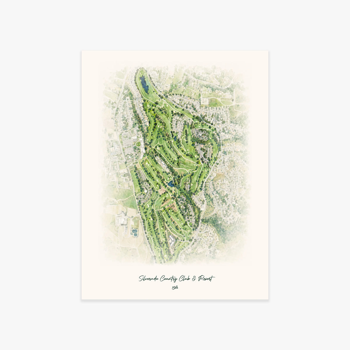 Silverado Country Club & Resort printed artwork