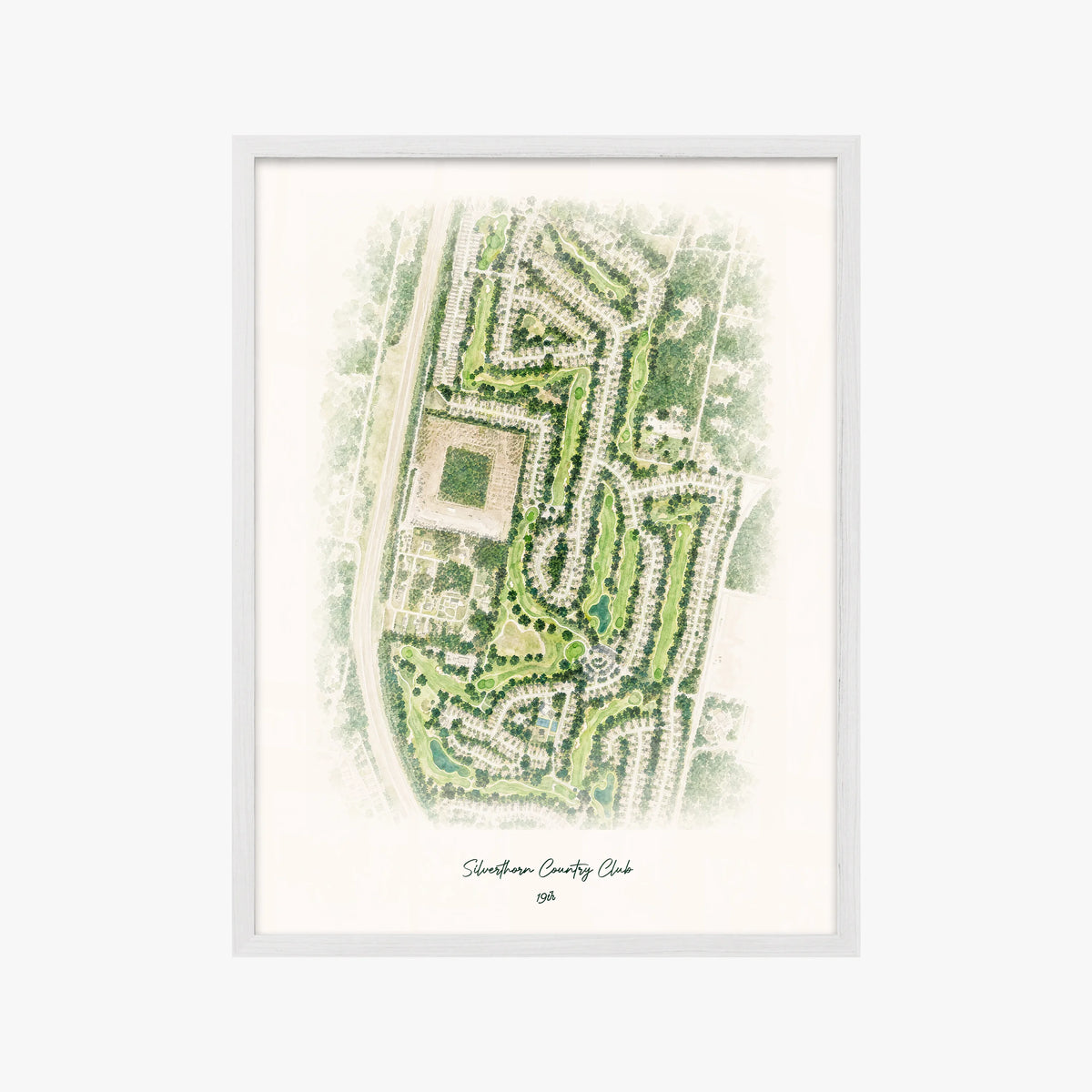 Silverthorn Country Club white frame