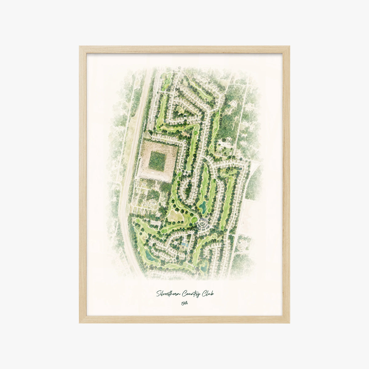 Silverthorn Country Club wood frame