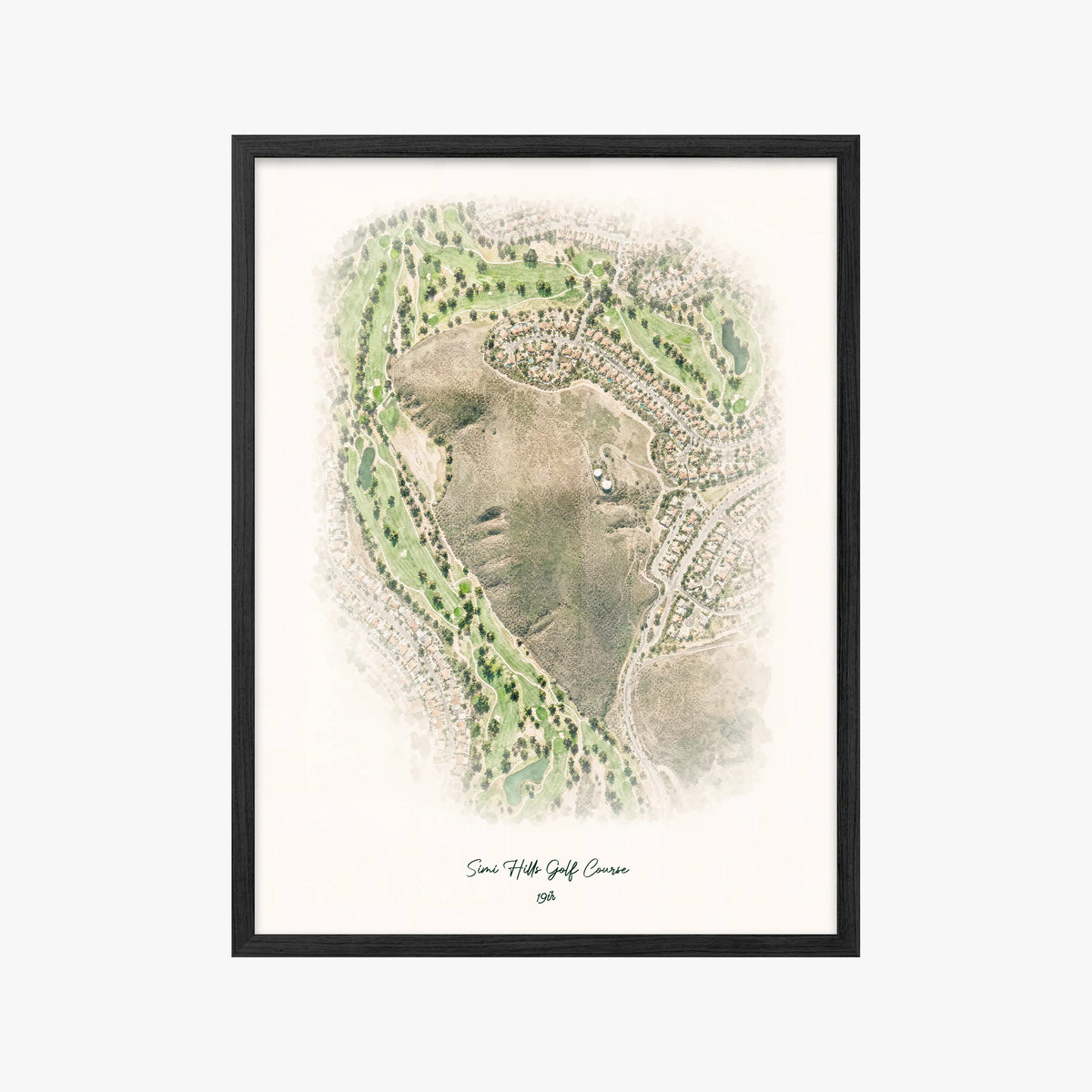 Simi Hills Golf Course black frame