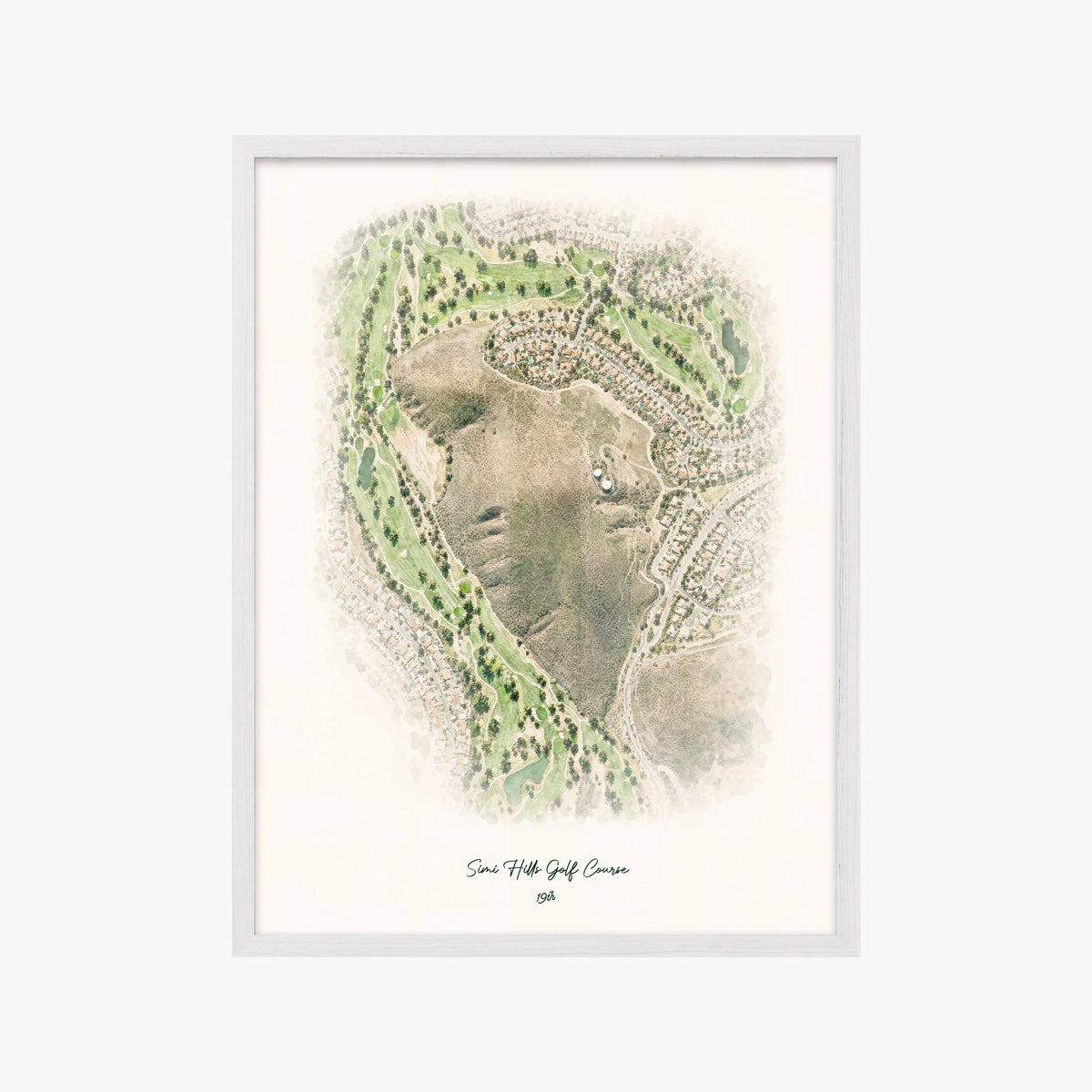 Simi Hills Golf Course white frame