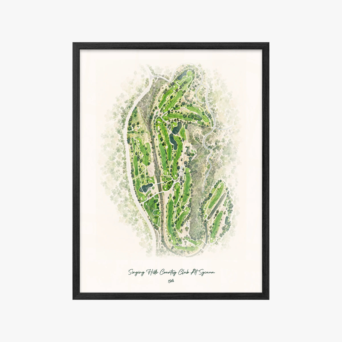 Singing Hills Country Club At Sycuan black frame