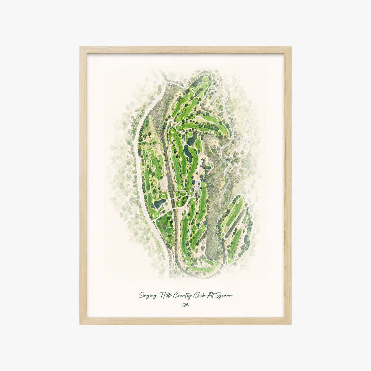 Singing Hills Country Club At Sycuan wood frame