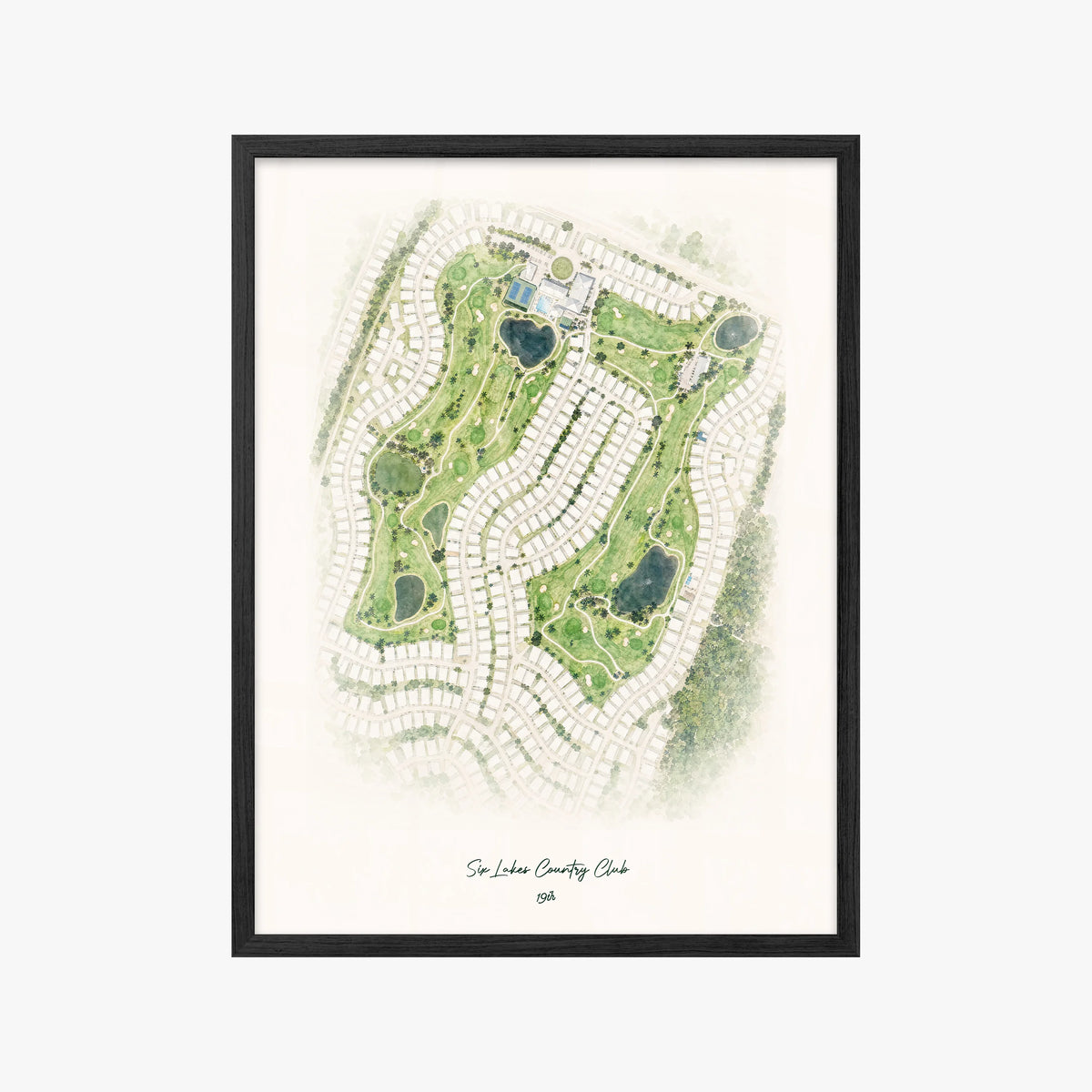 Six Lakes Country Club black frame