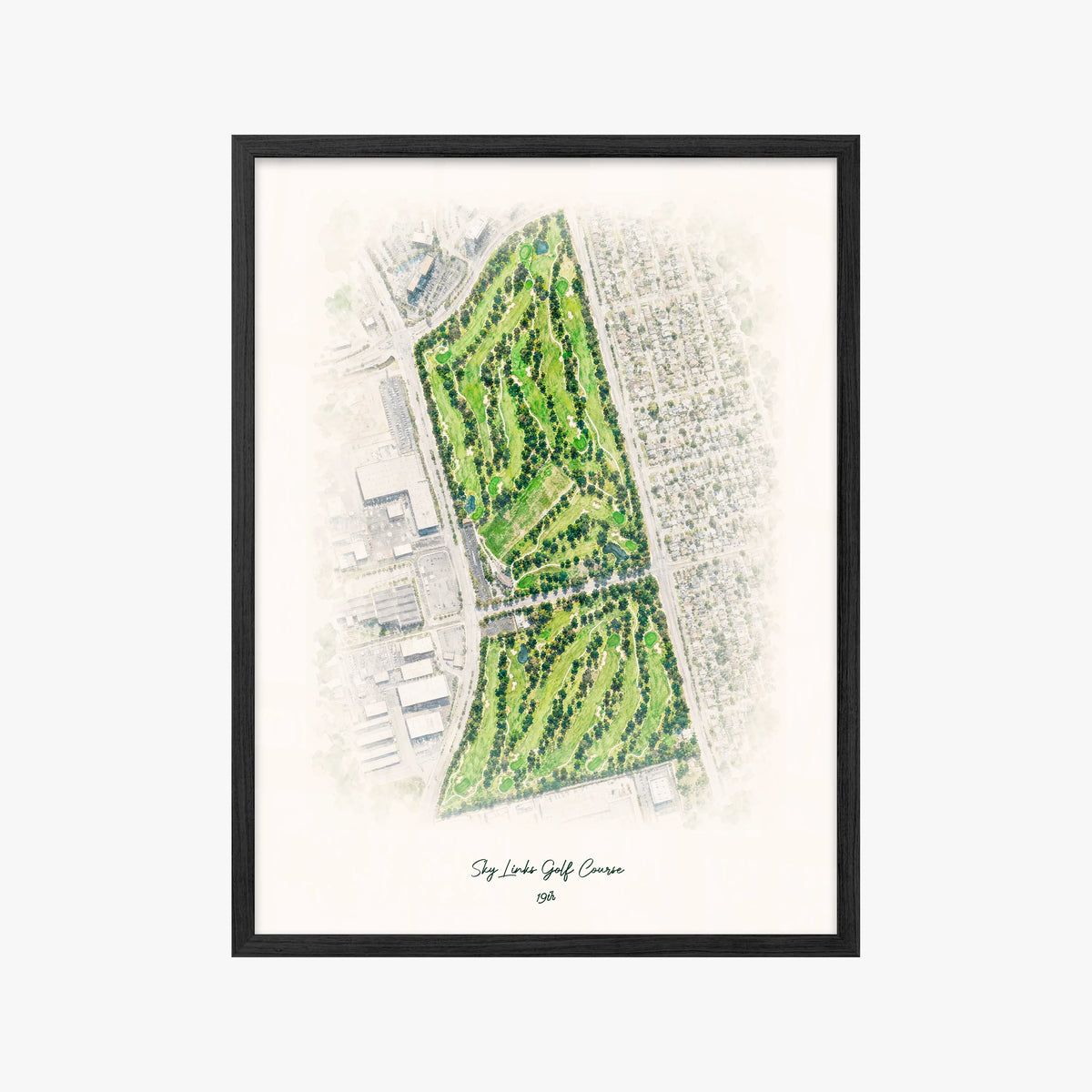 Sky Links Golf Course black frame