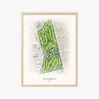 Sky Links Golf Course wood frame