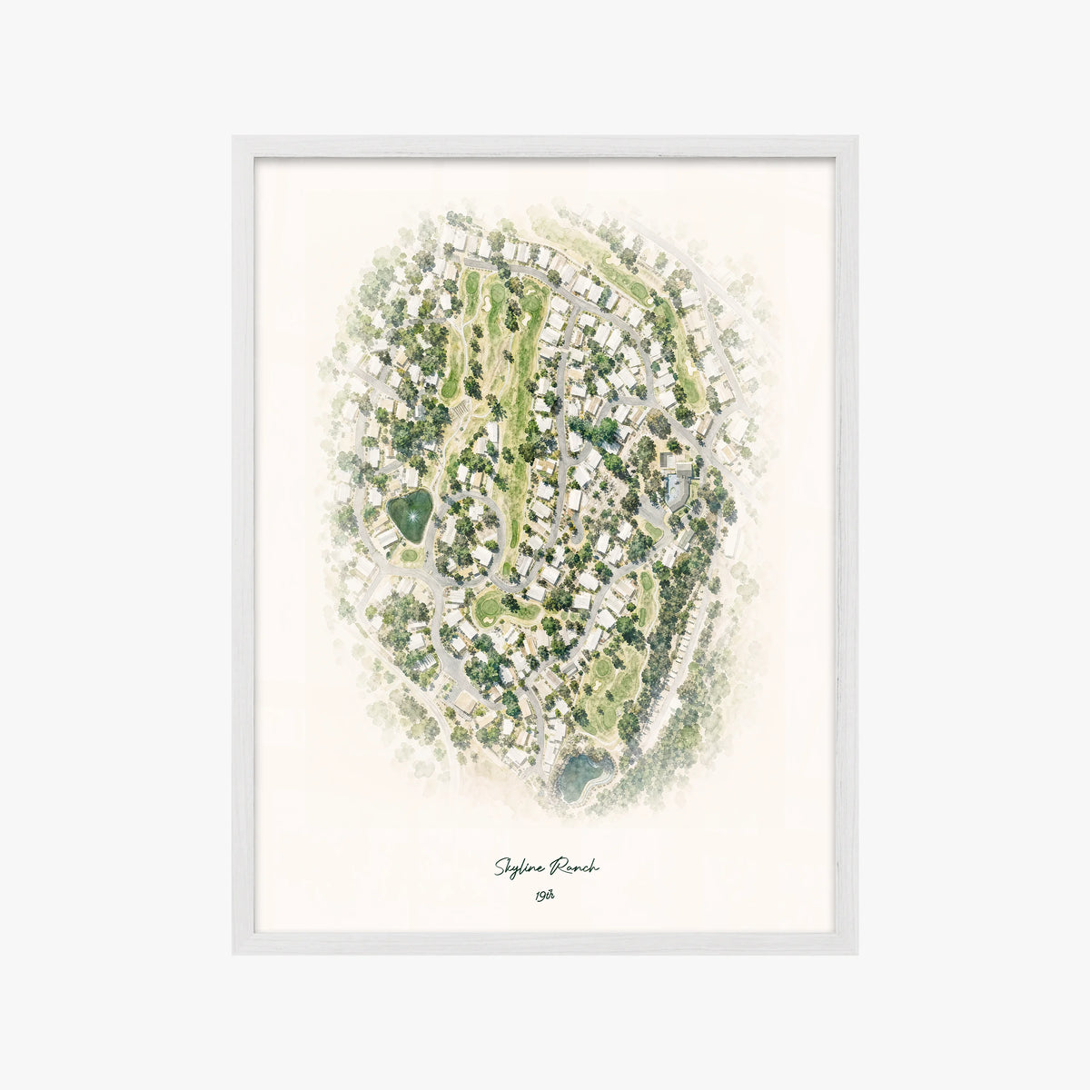 Skyline Ranch white frame