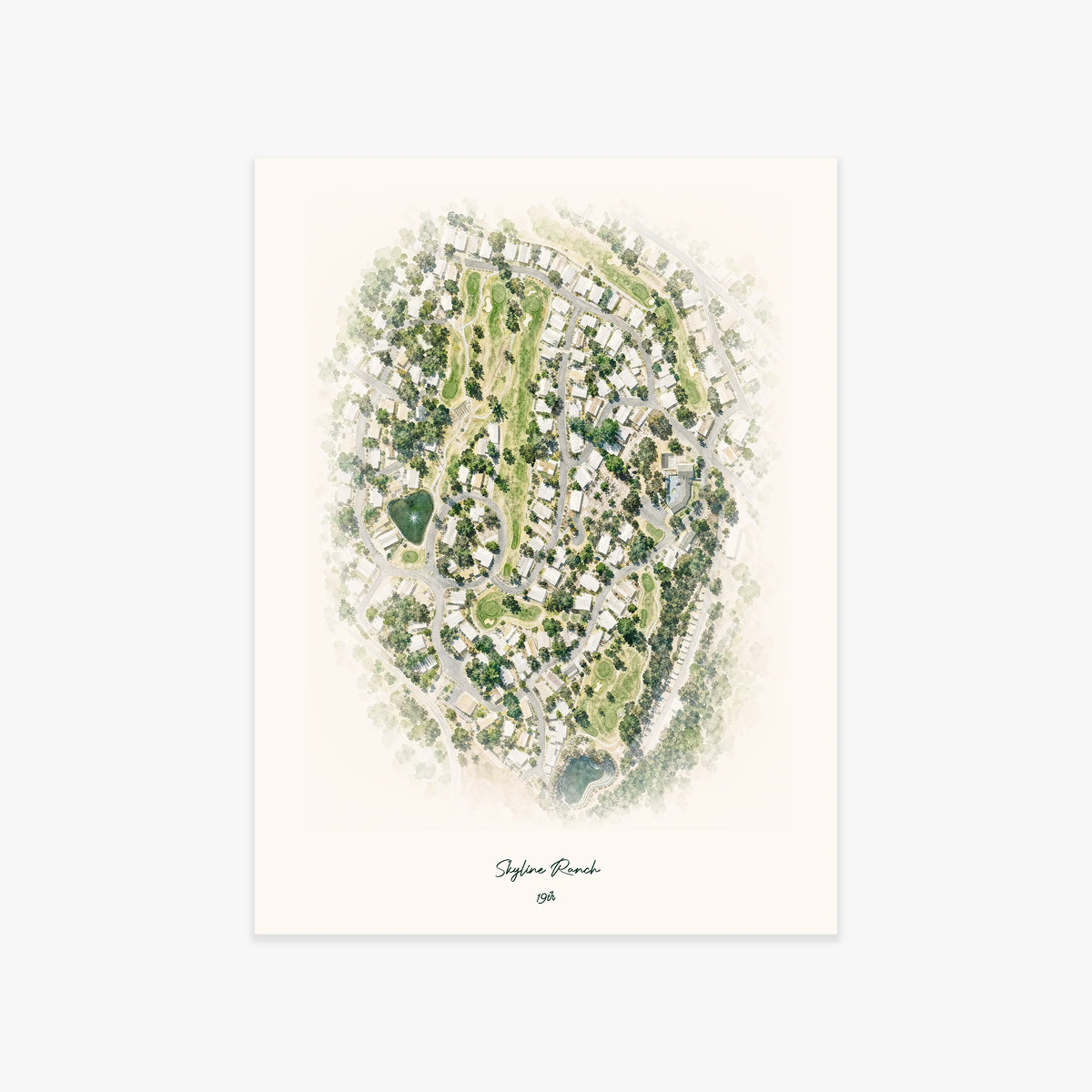 Skyline Ranch printed artwork