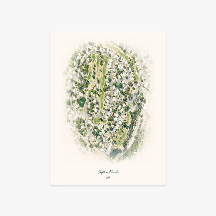 Skyline Ranch printed artwork