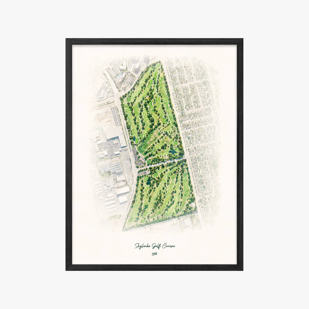 Skylinks Golf Course black frame