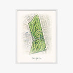 Skylinks Golf Course white frame