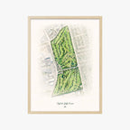 Skylinks Golf Course wood frame