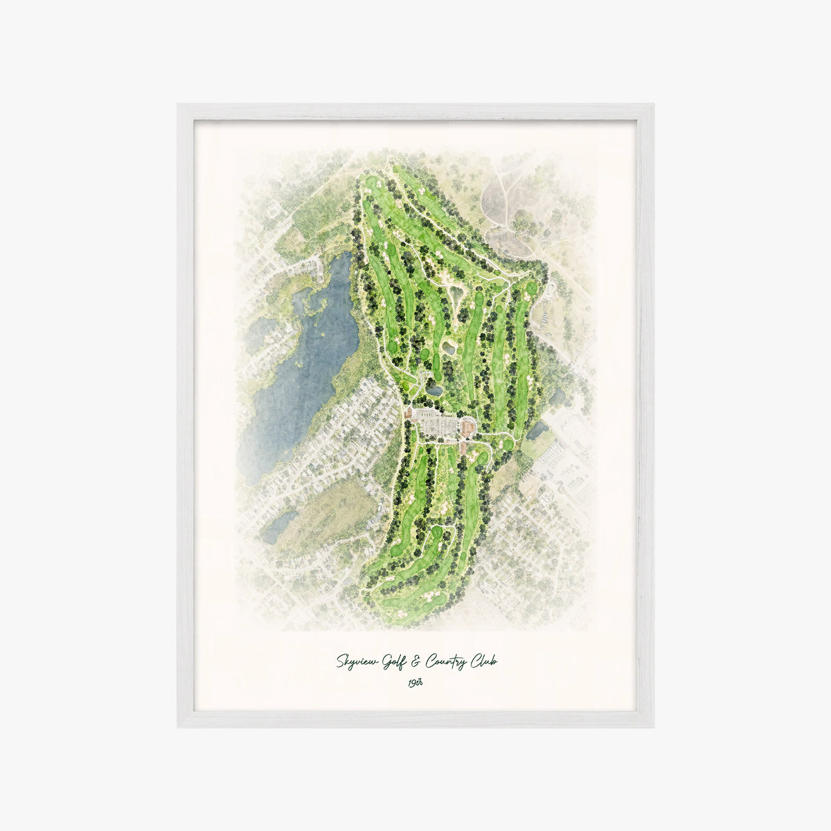 Skyview Golf & Country Club white frame