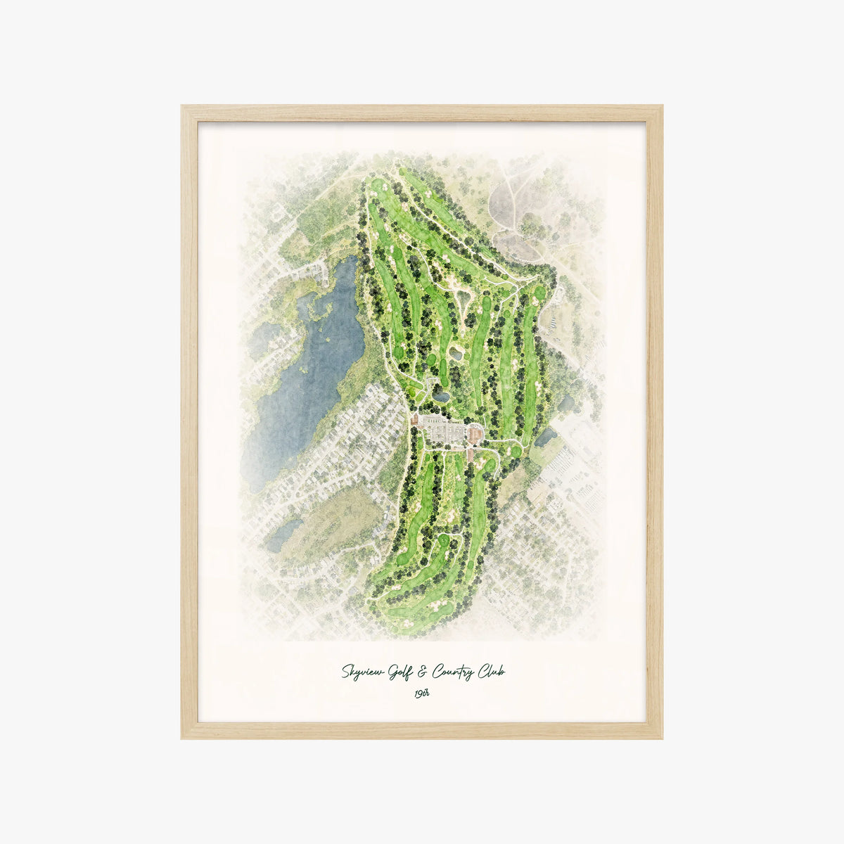 Skyview Golf & Country Club wood frame