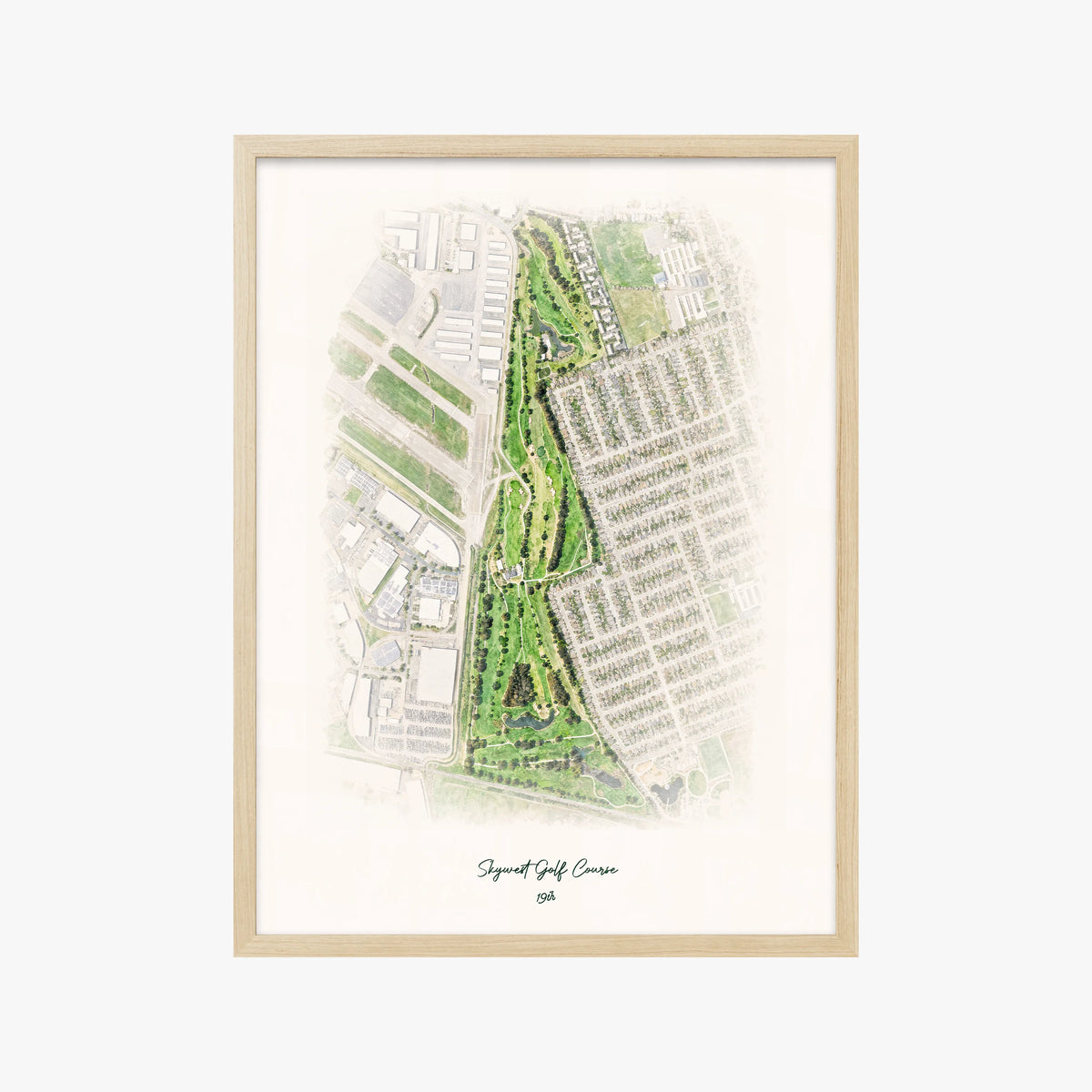 Skywest Golf Course wood frame