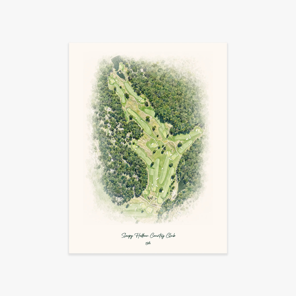 Sleepy Hollow Country Club printed artwork