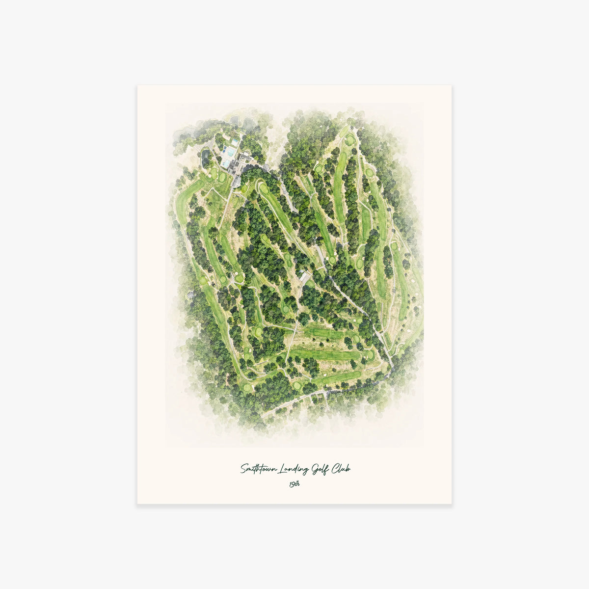 Smithtown Landing Golf Club printed artwork