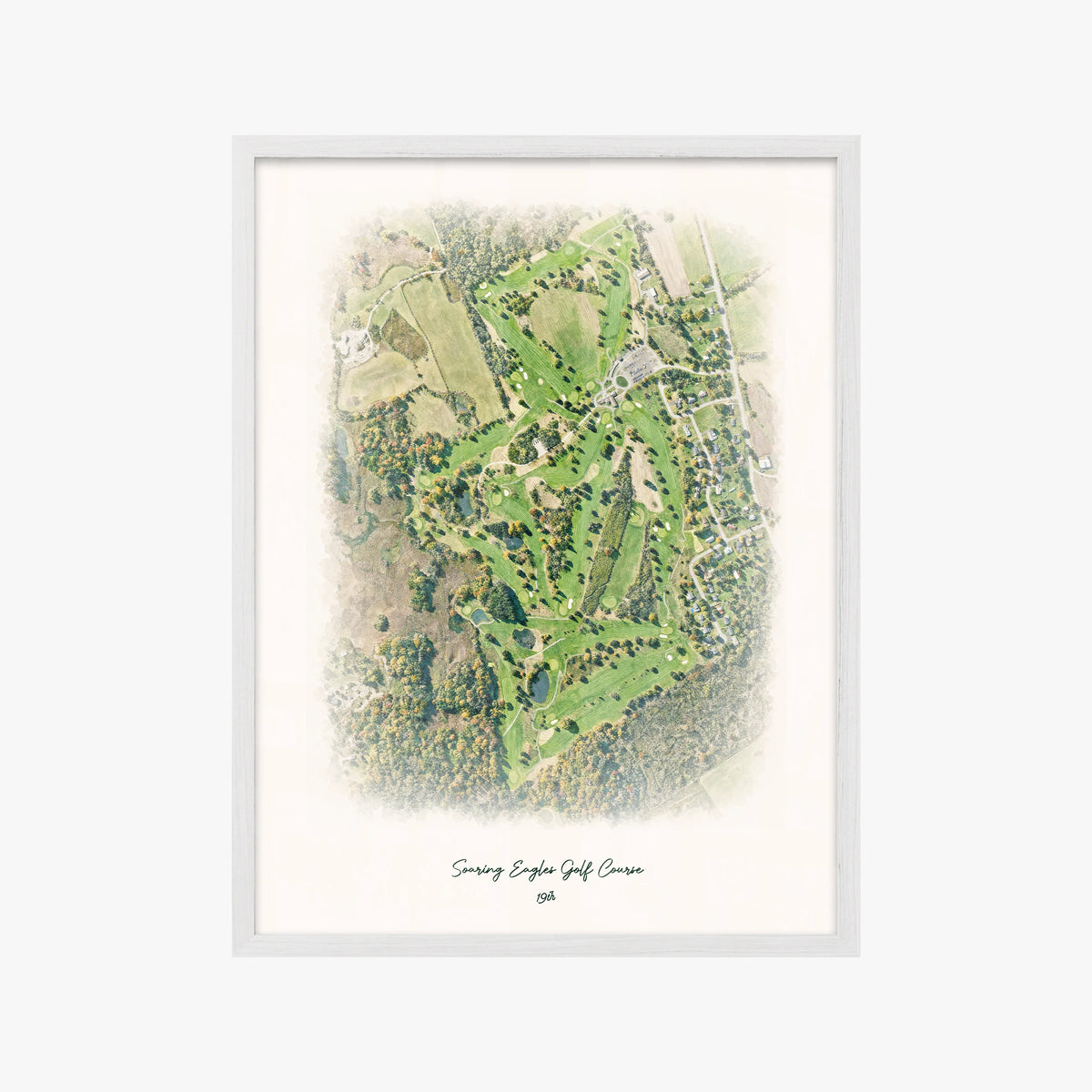 Soaring Eagles Golf Course white frame