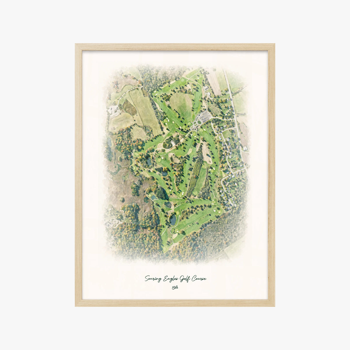 Soaring Eagles Golf Course wood frame