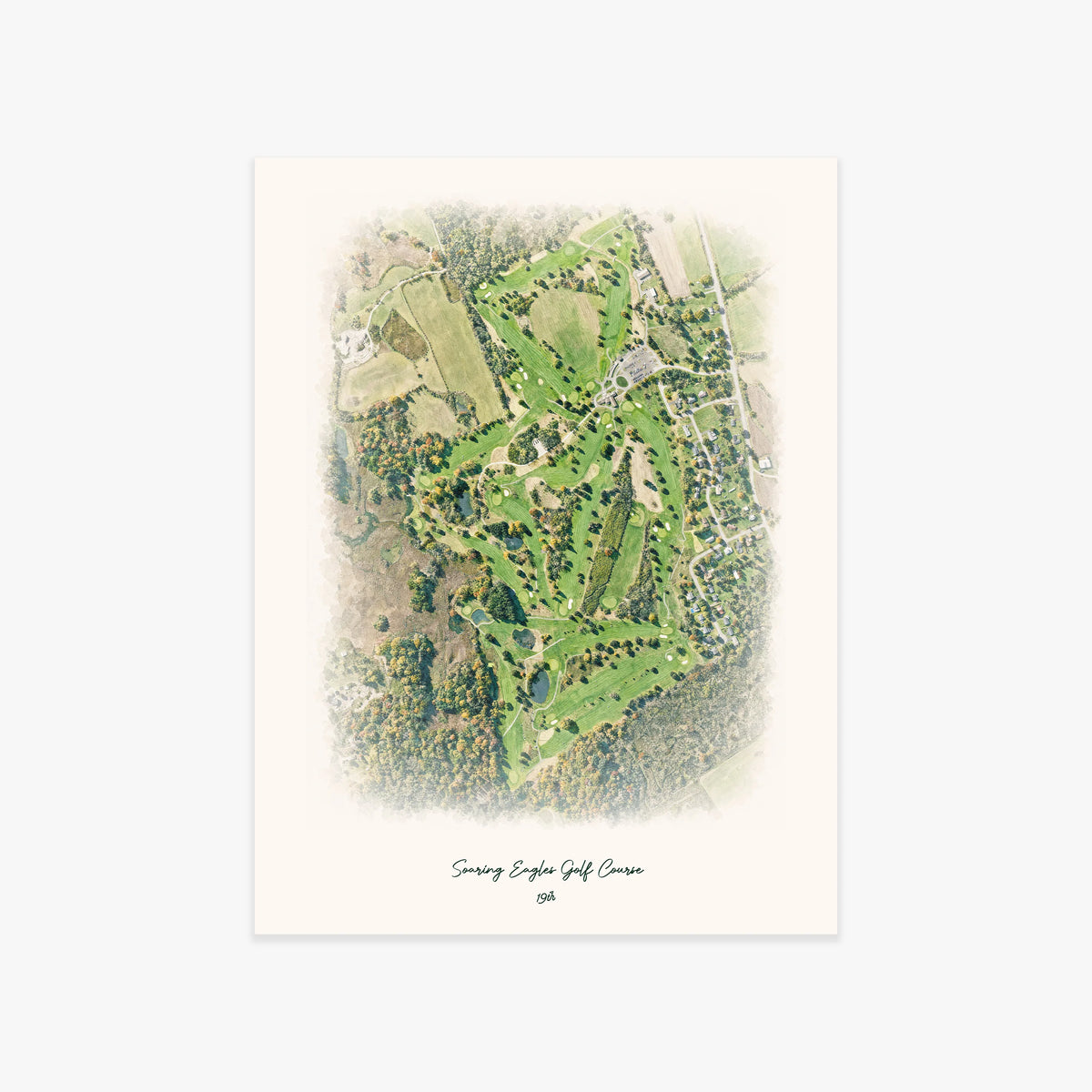 Soaring Eagles Golf Course printed artwork