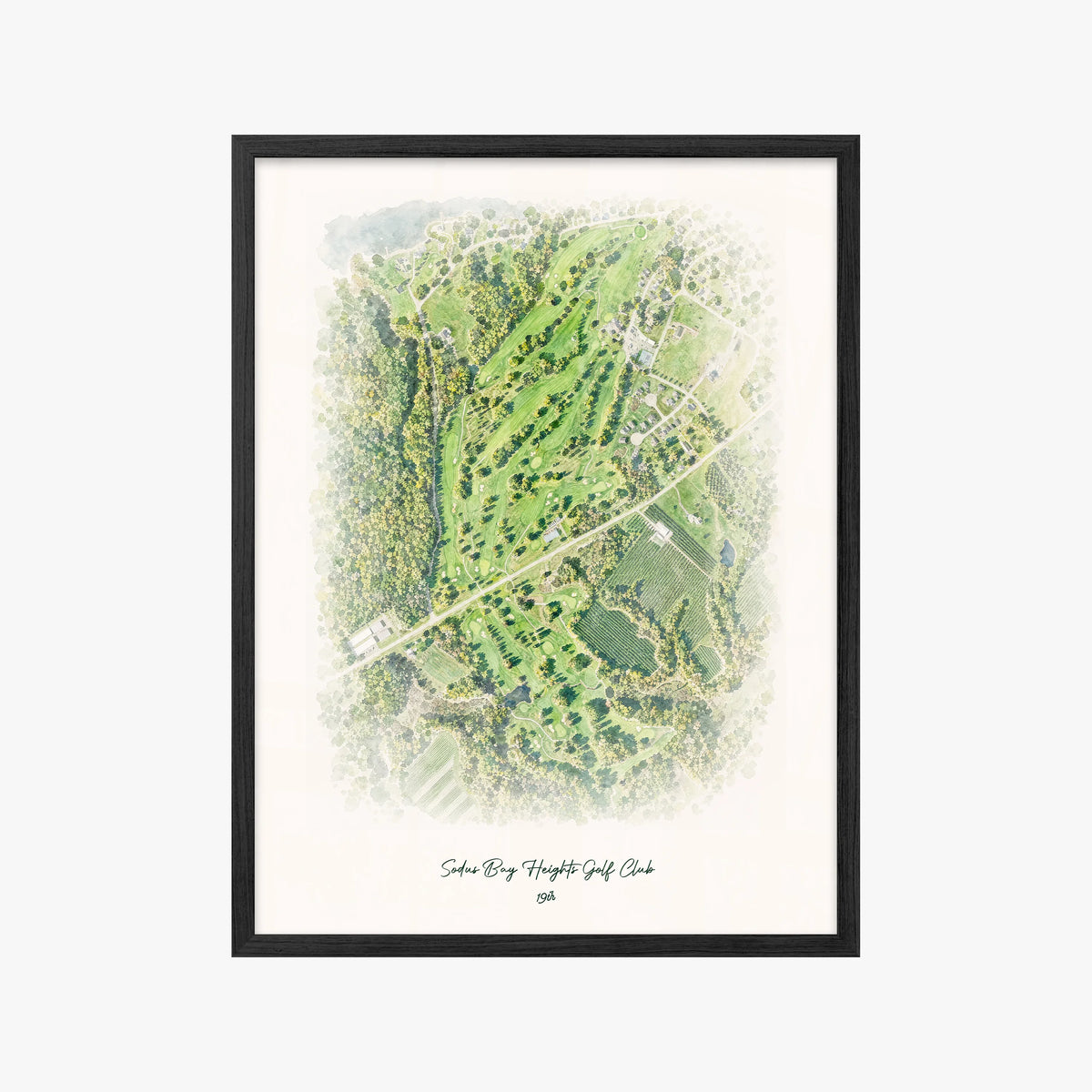 Sodus Bay Heights Golf Club black frame