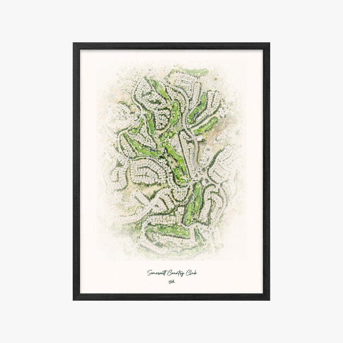 Somersett Country Club black frame