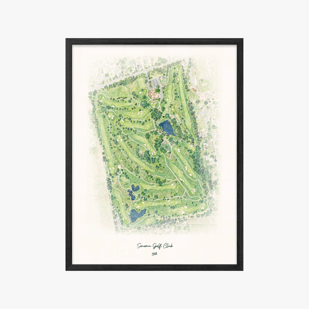 Sonoma Golf Club black frame