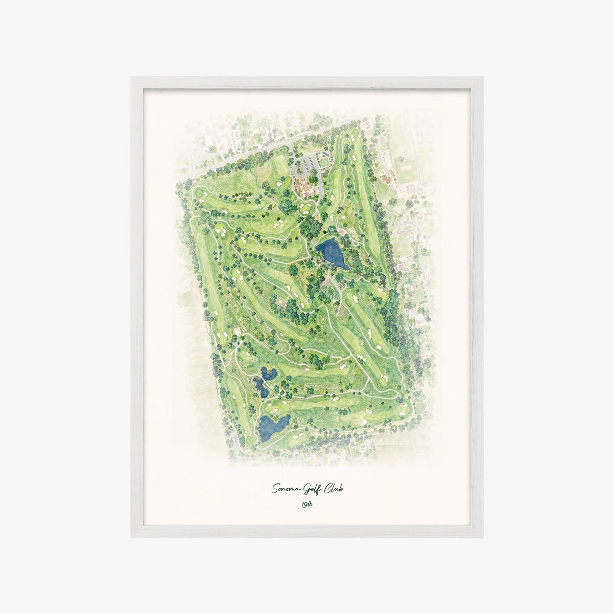 Sonoma Golf Club white frame