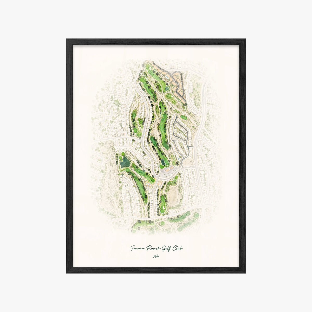 Sonoma Ranch Golf Club black frame