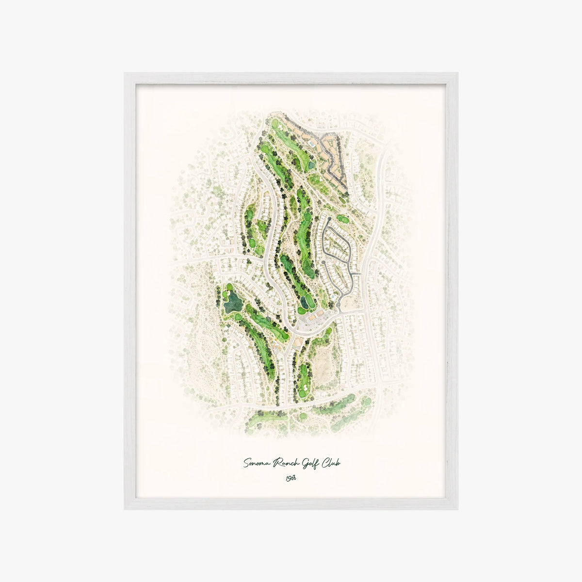 Sonoma Ranch Golf Club white frame