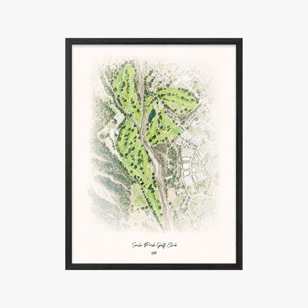 Soule Park Golf Club black frame