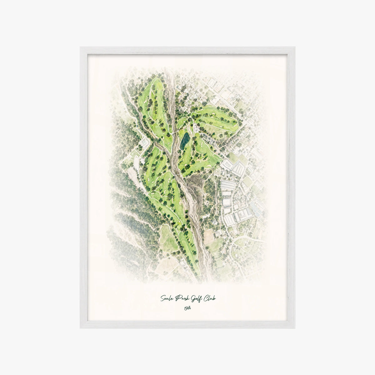 Soule Park Golf Club white frame
