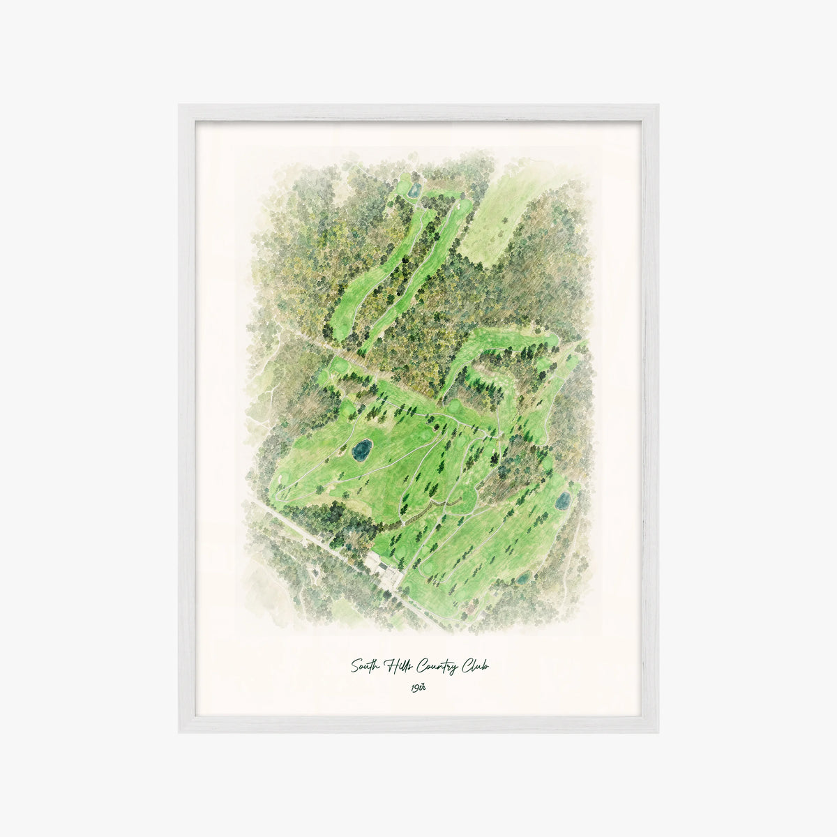 South Hills Country Club white frame