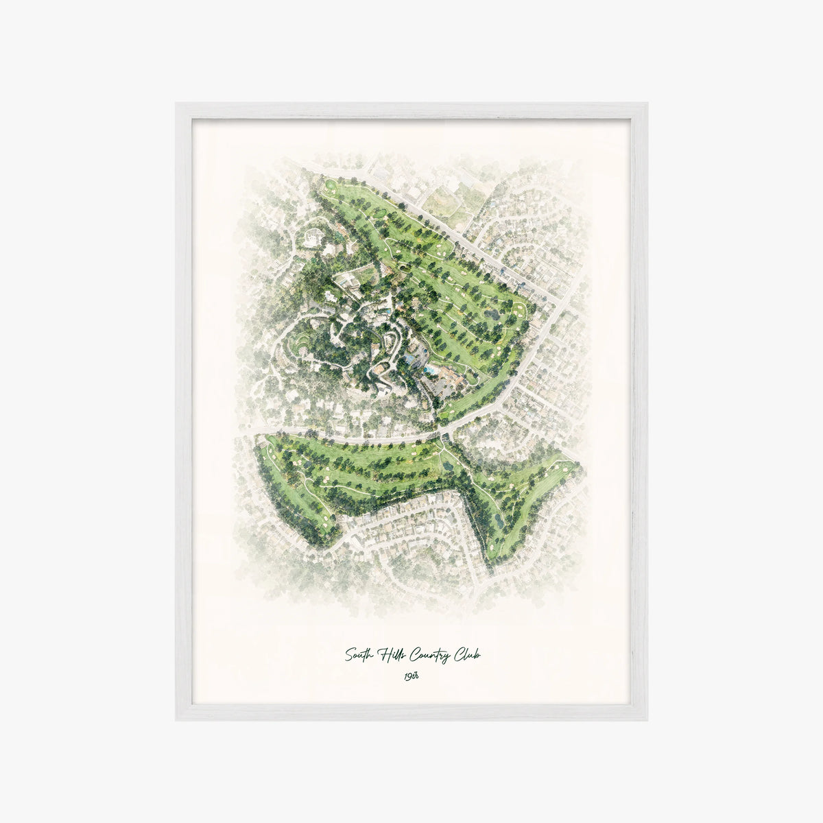 South Hills Country Club white frame