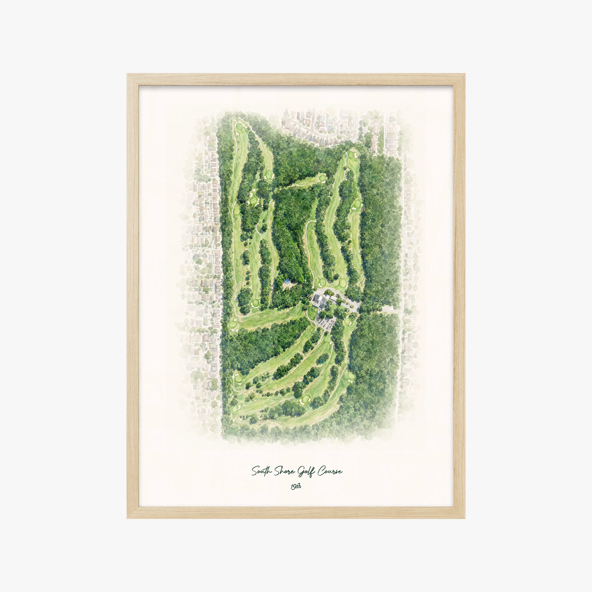South Shore Golf Course wood frame
