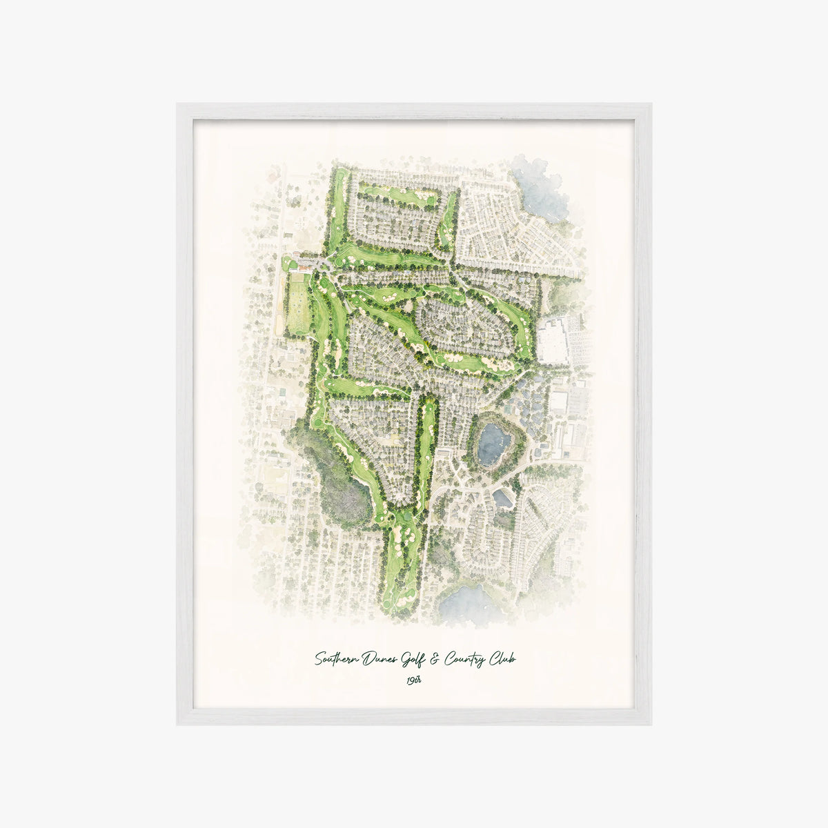 Southern Dunes Golf & Country Club white frame