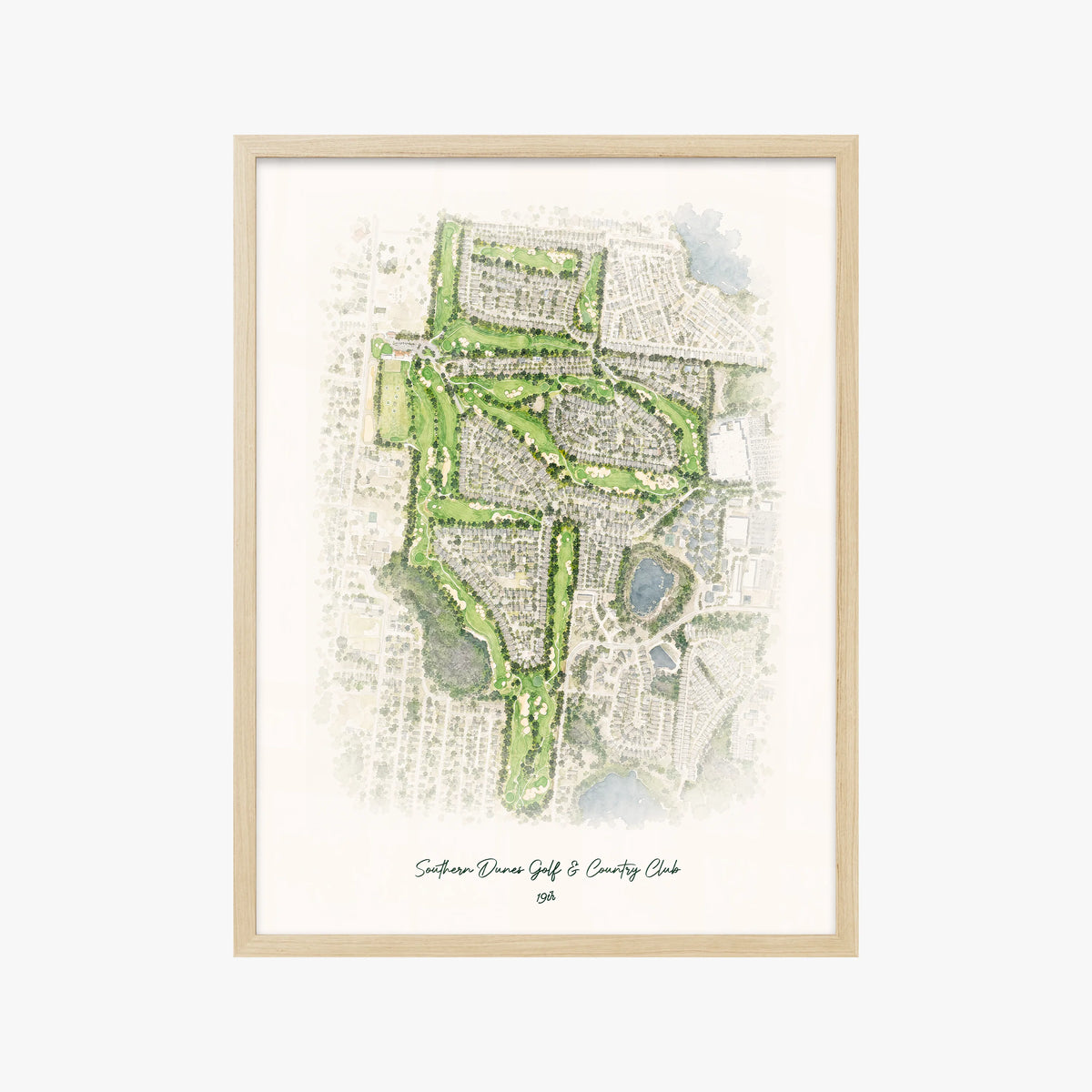 Southern Dunes Golf & Country Club wood frame