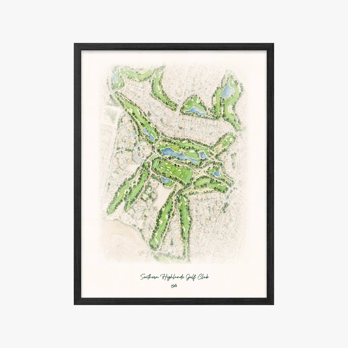 Southern Highlands Golf Club black frame